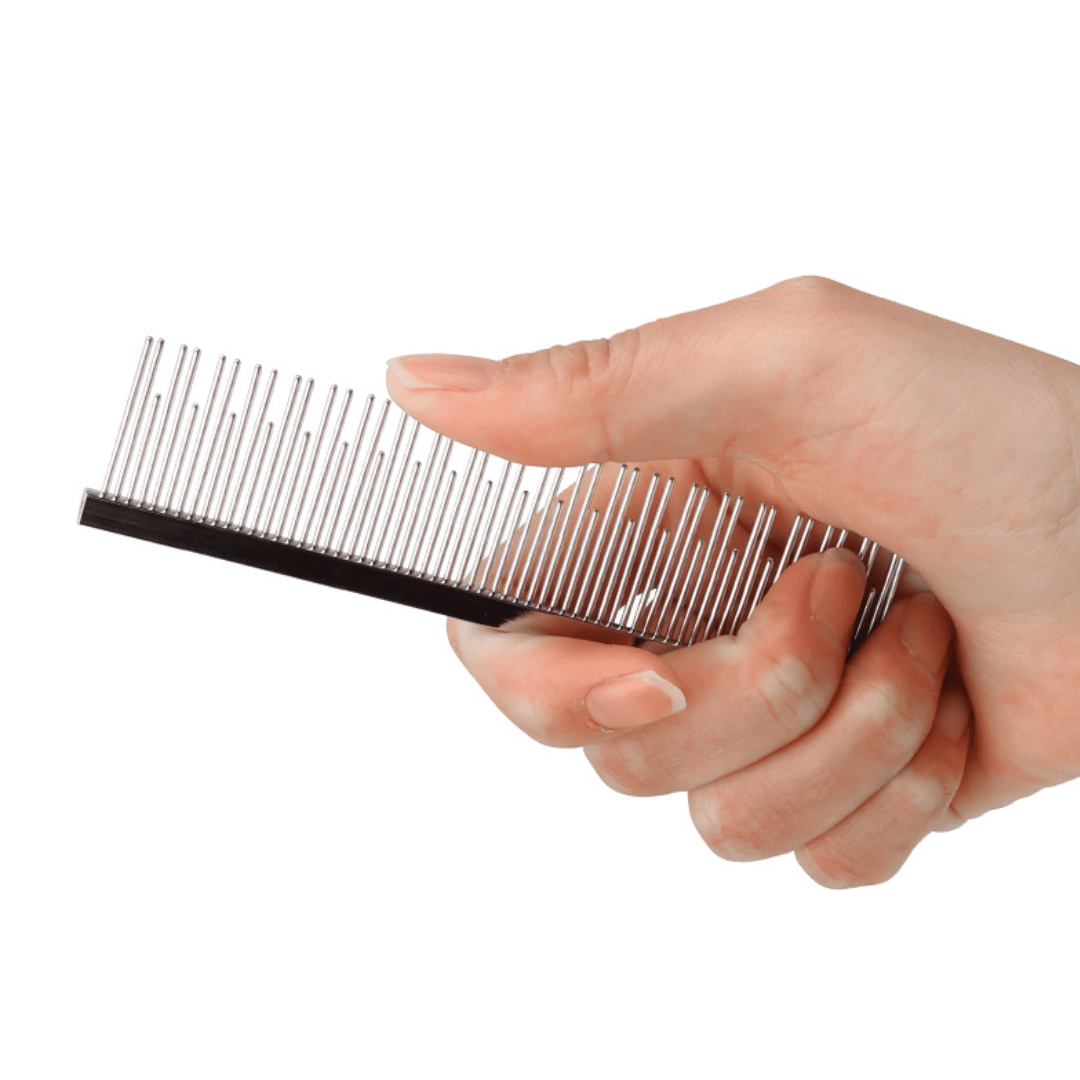 Histotree Cat Long and Short Teeth Pin Comb Removes Knots, Mats and Tangles