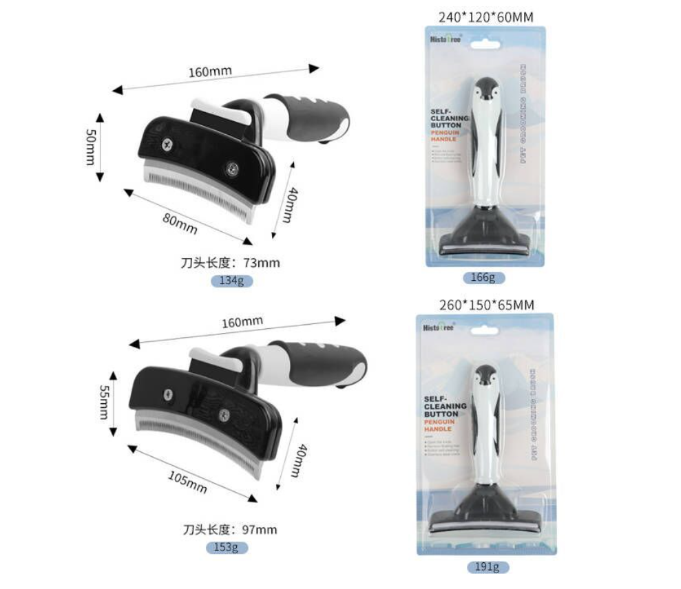 Histotree Cat Deshedding Tool  For Large And Small Cats