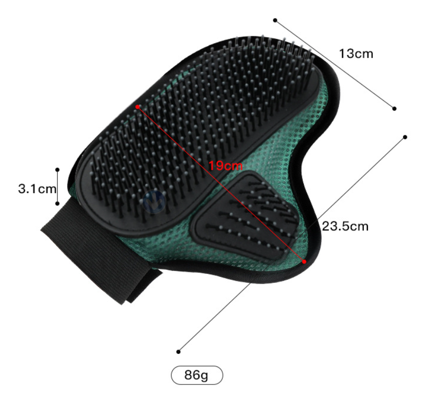 HappyCatGloves Cat Rubber Mit Gloves For Daily Grooming