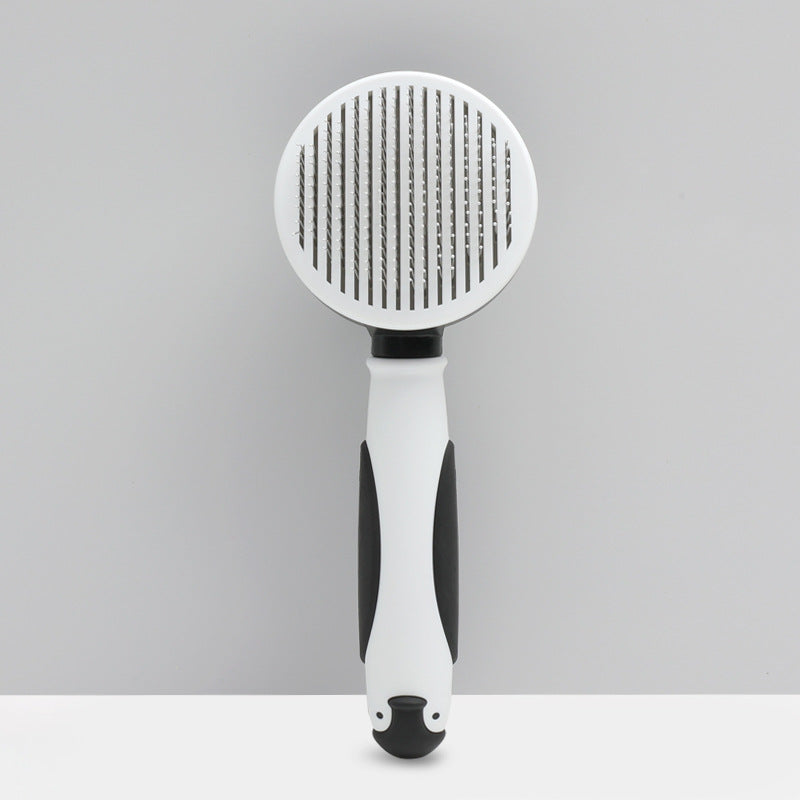 HisToTree Cat Grooming Brush Self Cleaning Slicker Brush Gently Removes Loose Undercoat