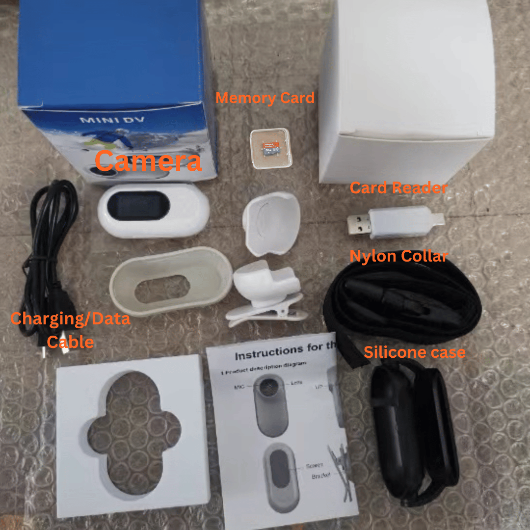 HappyPetCam Cat Collar HD Camera Cat POV Camera