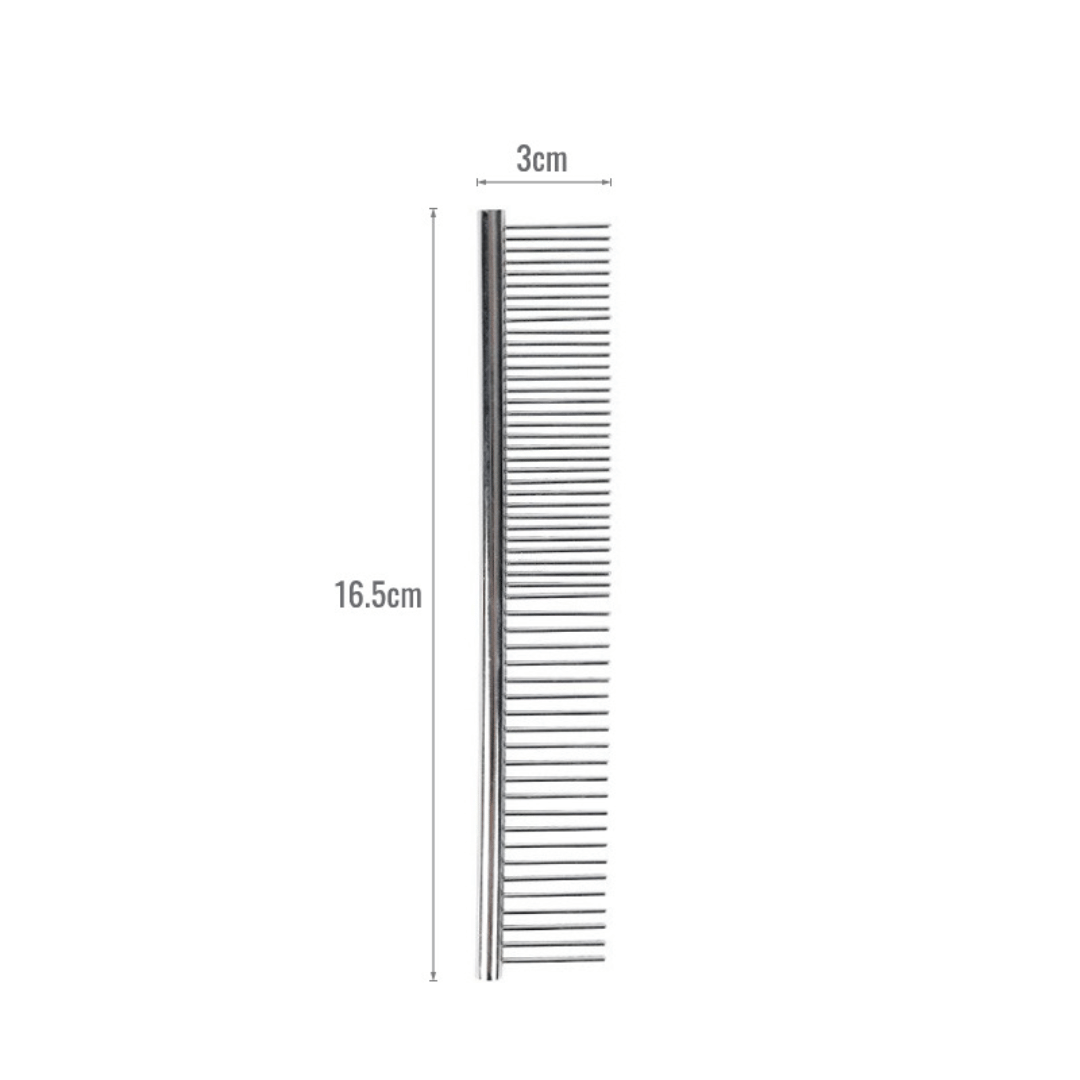 Histotree Cat Steel Comb Rounded Teeth, Static-free Metal Comb | Long-Haired Cats Daily Use